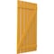 Ekena Millwork Americraft 6-Board (2 Batten) Wood Spaced Board-n-Batten Shutters w/ Z-Bar, ARW102SB623X77TUH, PR ARW102SB623X77TUH - alternate 5